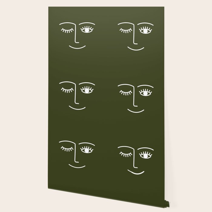 Wink (Olive Green) Wallpaper Gallery Image 2