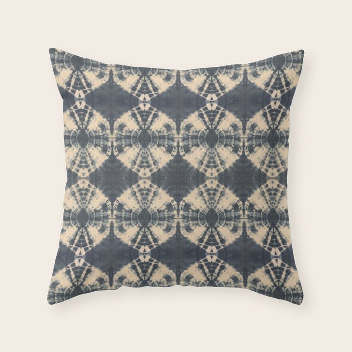 Circle Shibori Throw Pillow Gallery Image 6