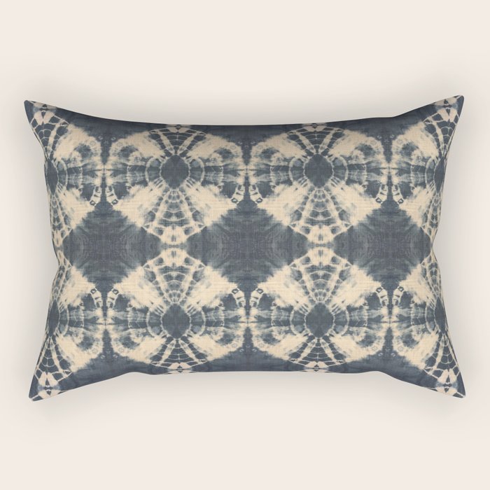 Circle Shibori Rectangular Pillow Gallery Image 1
