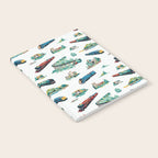 Busy Locomotives - Retro Children's Train Print Notebook Gallery Image 2