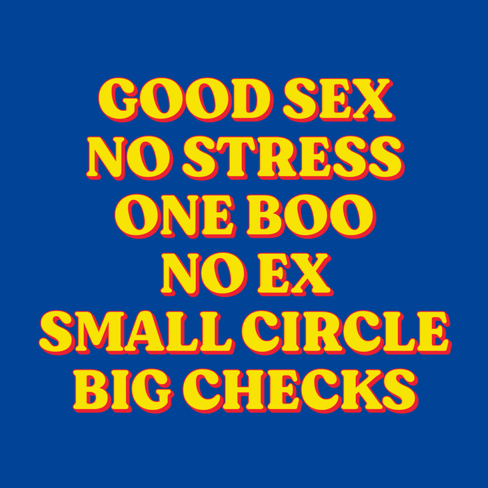 Good Sex, No Stress, One Boo, No Ex, Small Circle, Big Checks Coffee Mug Gallery Image 2