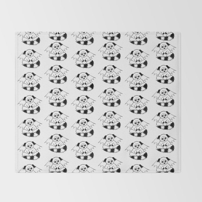 Iggy Print Throw Blanket Gallery Image 2
