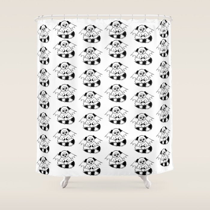 Iggy Print Shower Curtain Gallery Image 1