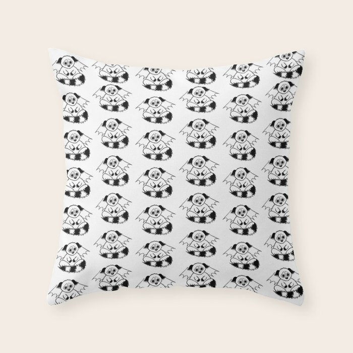 Iggy Print Throw Pillow Gallery Image 6
