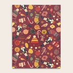 Retro Christmas Ornaments Notebook Gallery Image 4