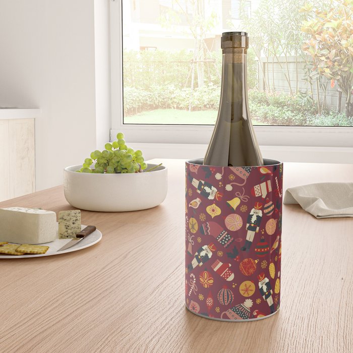 Retro Christmas Ornaments Wine Chiller Gallery Image 4