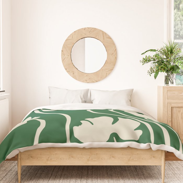 The magical Green floral Duvet Cover Gallery Image 3