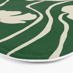 The magical Green floral Bath Mat Gallery Image 3