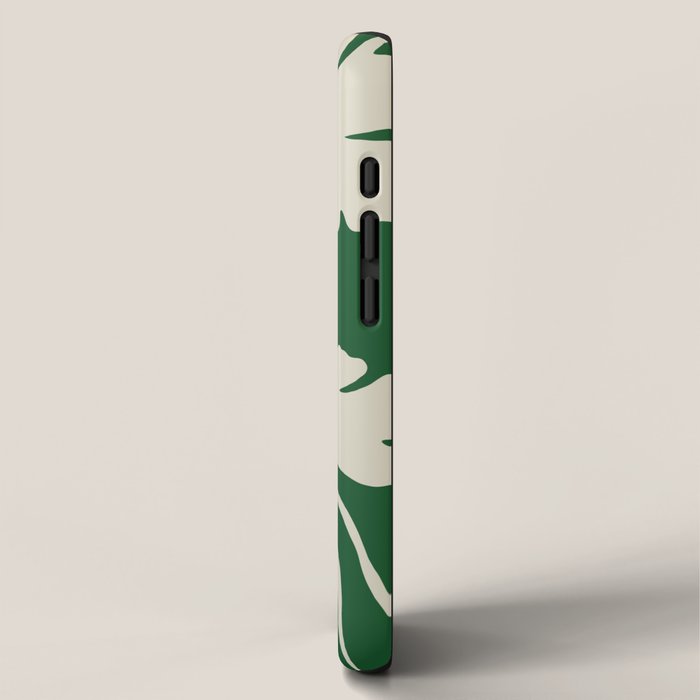 The magical Green floral iPhone Case Gallery Image 2