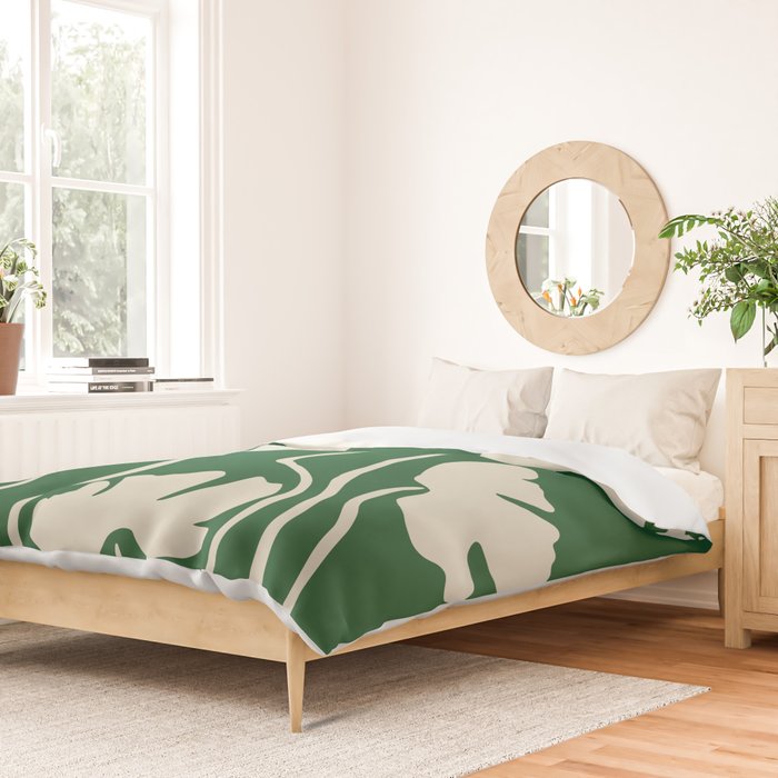 The magical Green floral Duvet Cover Gallery Image 2