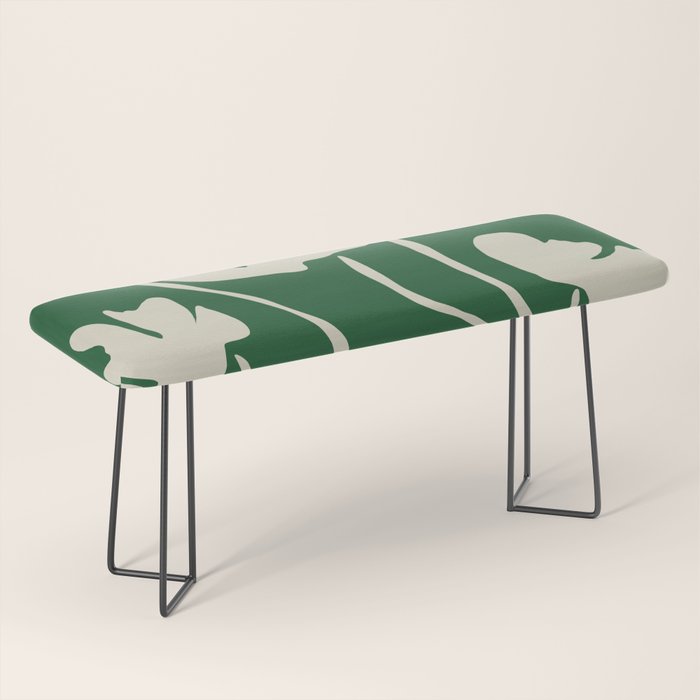 The magical Green floral Bench Gallery Image 1