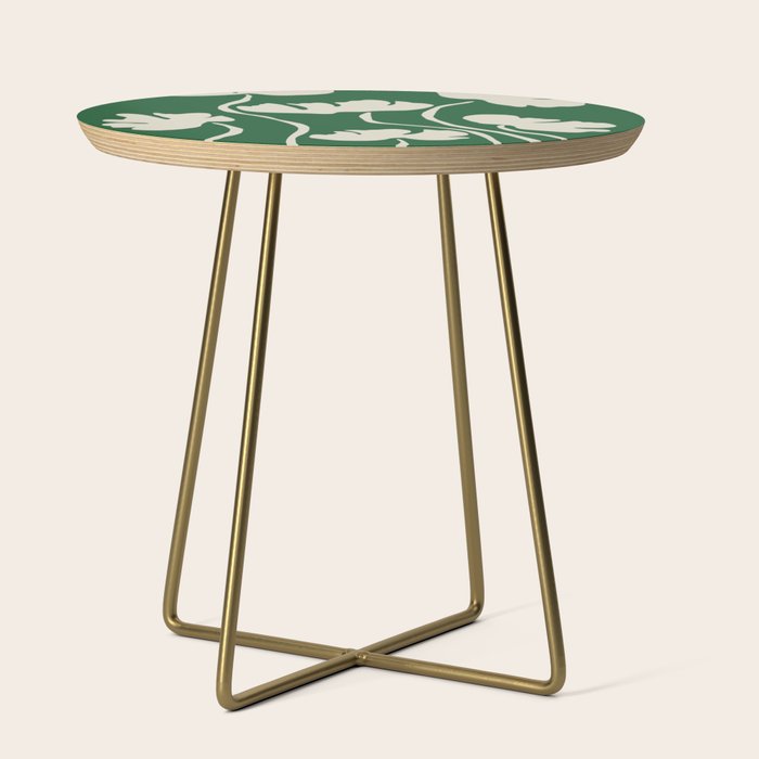 The magical Green floral Side Table Gallery Image 1