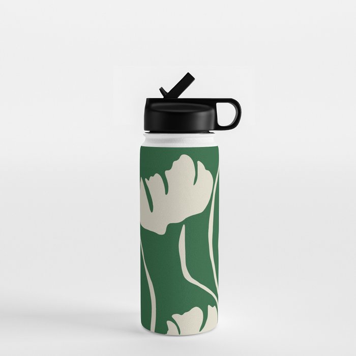 The magical Green floral Water Bottle Gallery Image 1