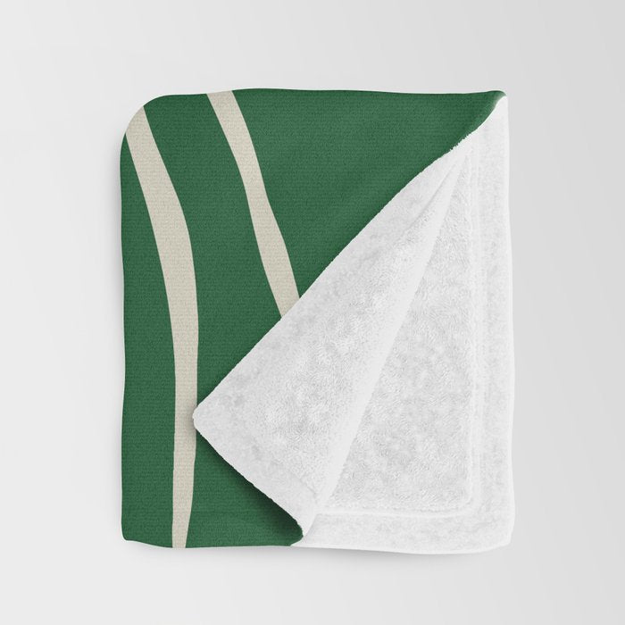 The magical Green floral Throw Blanket Gallery Image 3