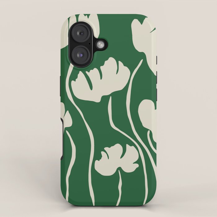 The magical Green floral iPhone Case Gallery Image 1