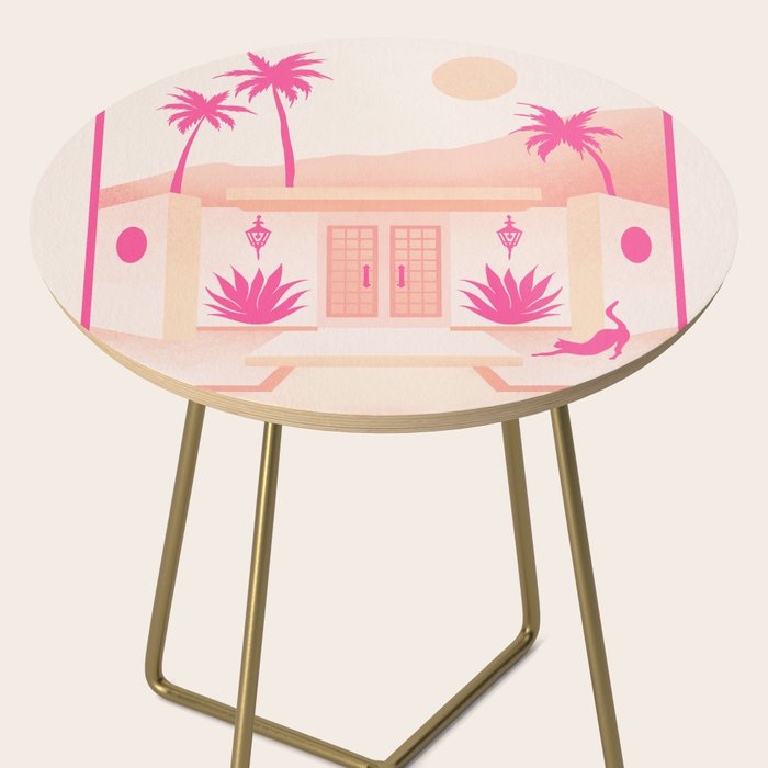 Palm Springs Home - Pink OmbrÃ© Side Table Gallery Image 2