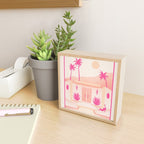 Palm Springs Home - Pink OmbrÃ© Mini Art Print Gallery Image 2