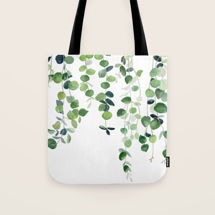 Eucalyptus Watercolor 2  Tote Bag Gallery Image 1