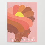 Full Bloom Girl Power Portrait Poster Gallery Image 4
