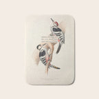 White-rumped Woodpecker Divination from # An Almanac of Birds # Divinations for Uncertain Days Bath Mat Gallery Image 1