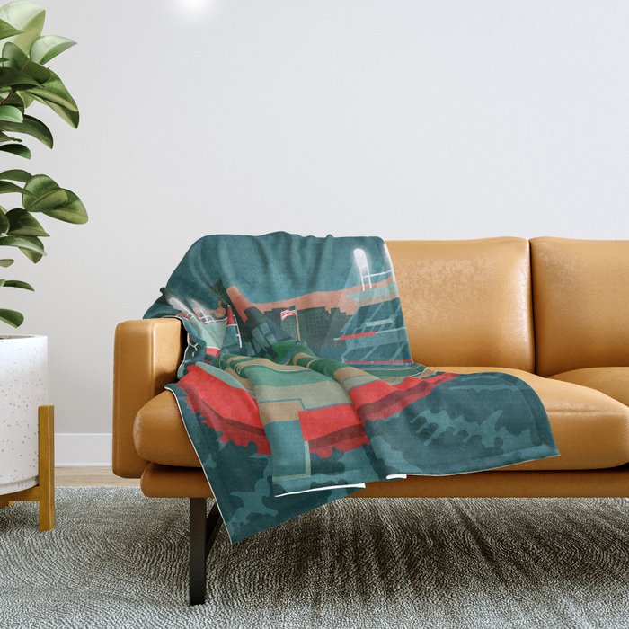 Baseball Throw Blanket Gallery Image 1