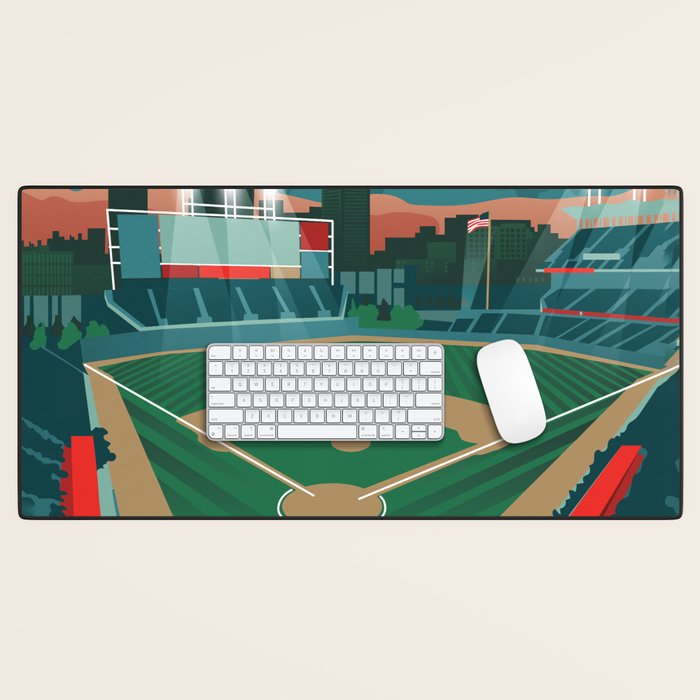 Baseball Desk Mat Gallery Image 1