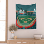 Baseball Wall Tapestry Gallery Image 2