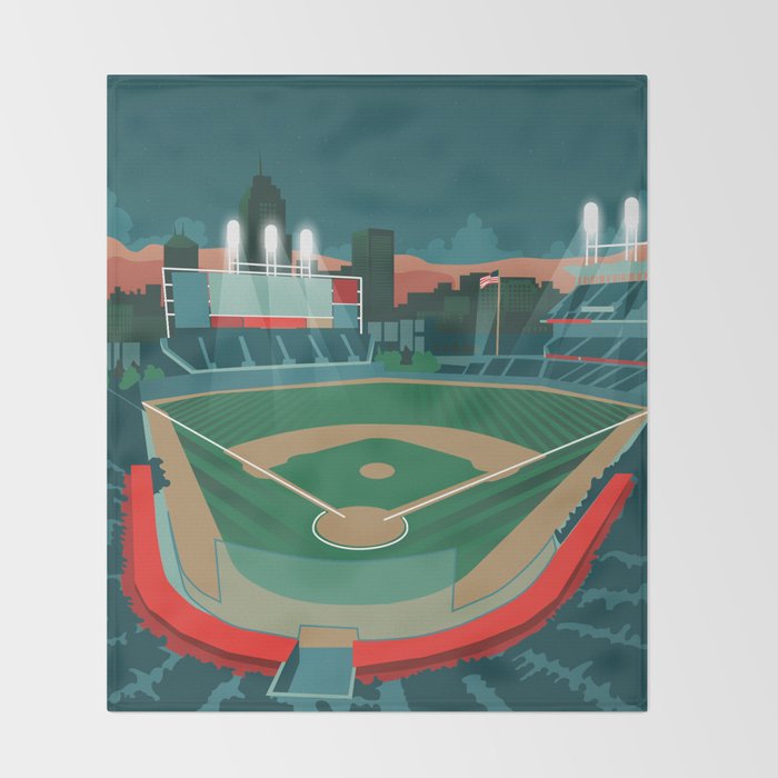 Baseball Throw Blanket Gallery Image 2