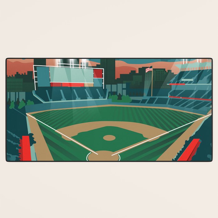 Baseball Desk Mat Gallery Image 3