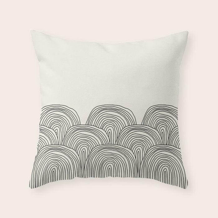Casual Rainbows Throw Pillow Gallery Image 6