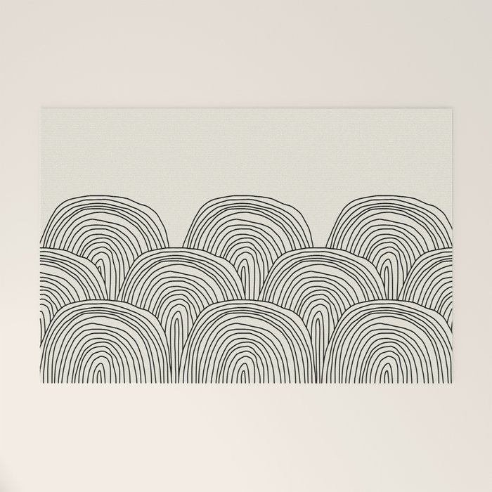 Casual Rainbows Welcome Mat Gallery Image 1