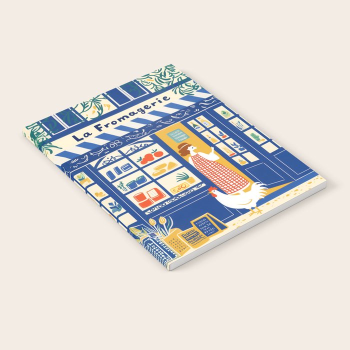 Charming French Cheese Shop Notebook Gallery Image 2