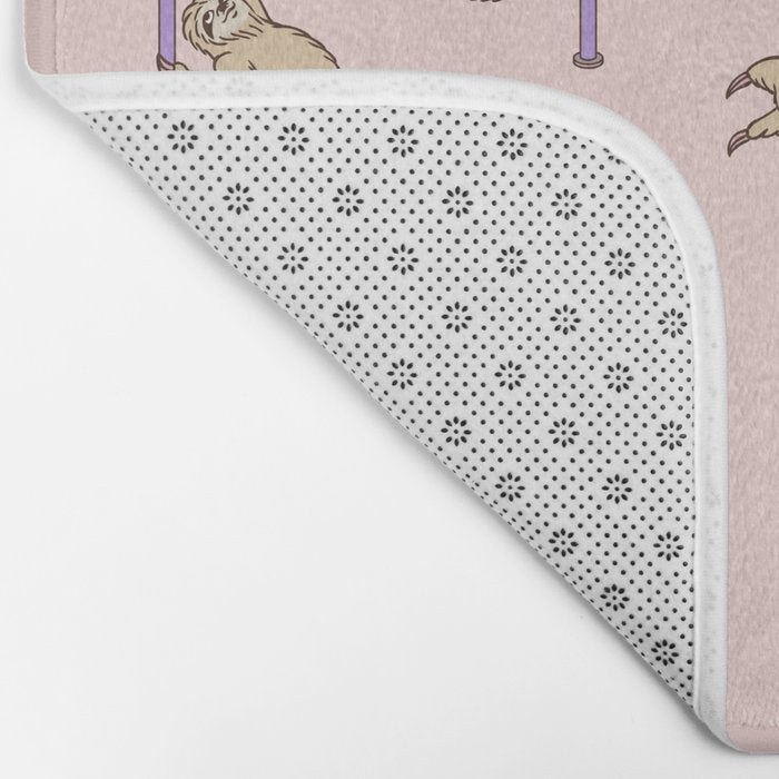 Sloths Pole Dancing Club Bath Mat Gallery Image 2