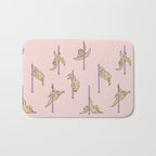 Sloths Pole Dancing Club Bath Mat Gallery Image 1