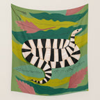 Striped Snake Wall Tapestry Gallery Image 4