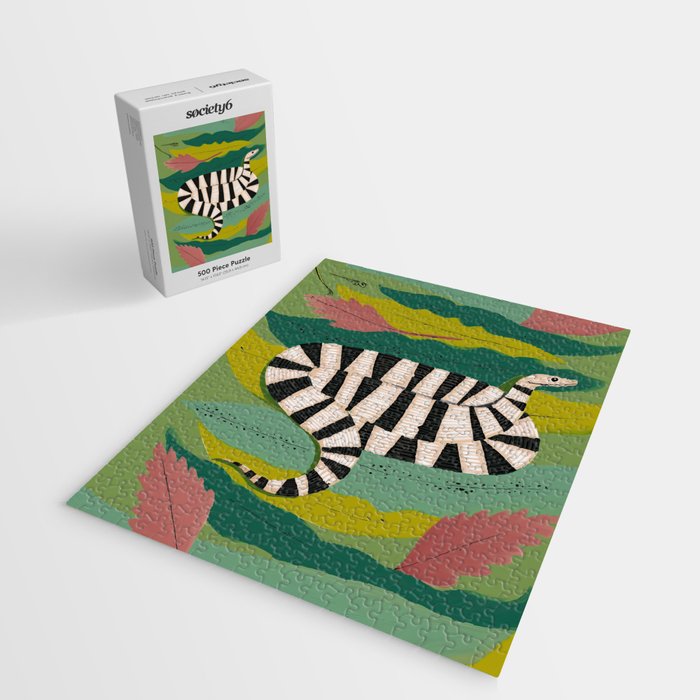 Striped Snake Jigsaw Puzzle Gallery Image 2
