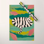 Striped Snake Wrapping Paper Gallery Image 1