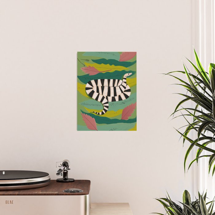 Striped Snake Poster Gallery Image 2