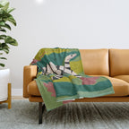 Striped Snake Throw Blanket Gallery Image 1