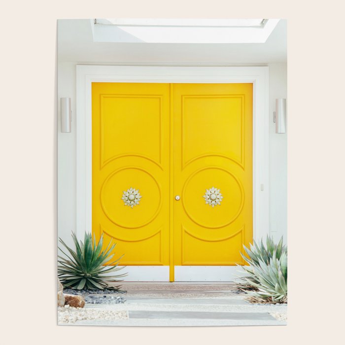 Palm Springs Yellow Door - Midcentury Modern Poster Gallery Image 4