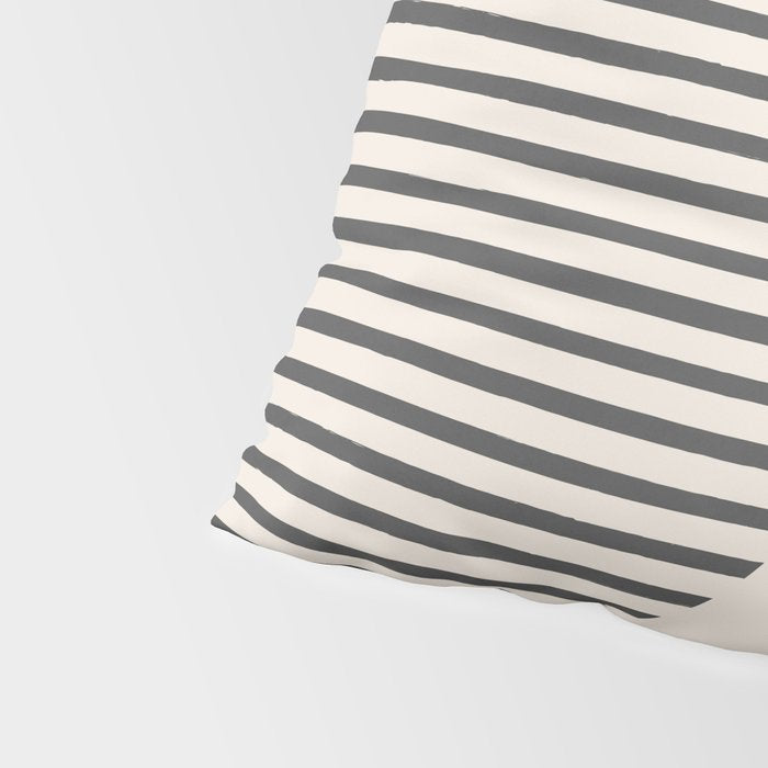 Semicircle Stripes - Blue Pillow Sham Gallery Image 4
