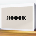 Minimal Moon Phases III Wall Mural Gallery Image 2