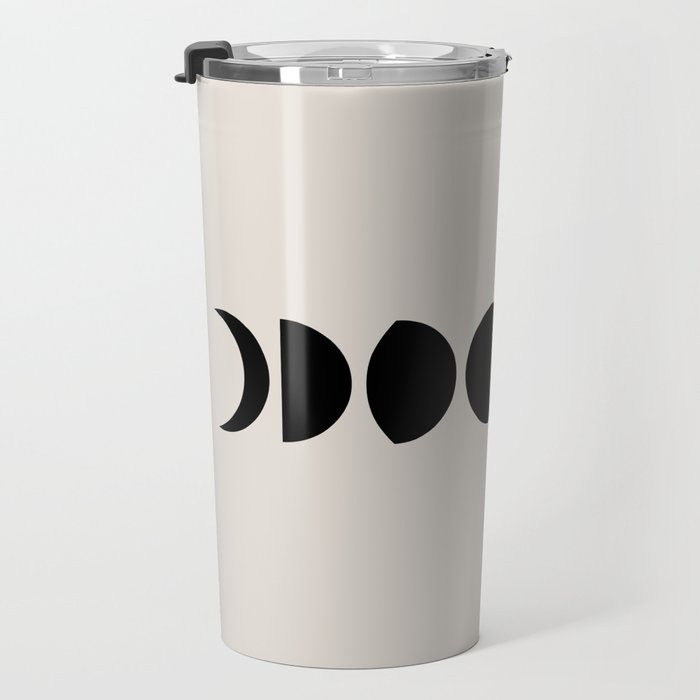 Minimal Moon Phases III Travel Mug Gallery Image 3