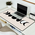 Minimal Moon Phases III Desk Mat Gallery Image 2