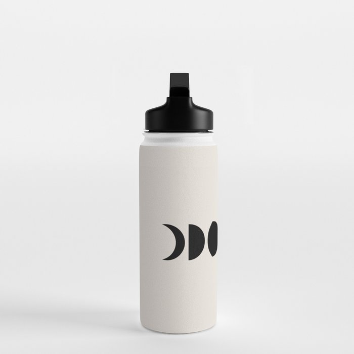 Minimal Moon Phases III Water Bottle Gallery Image 3