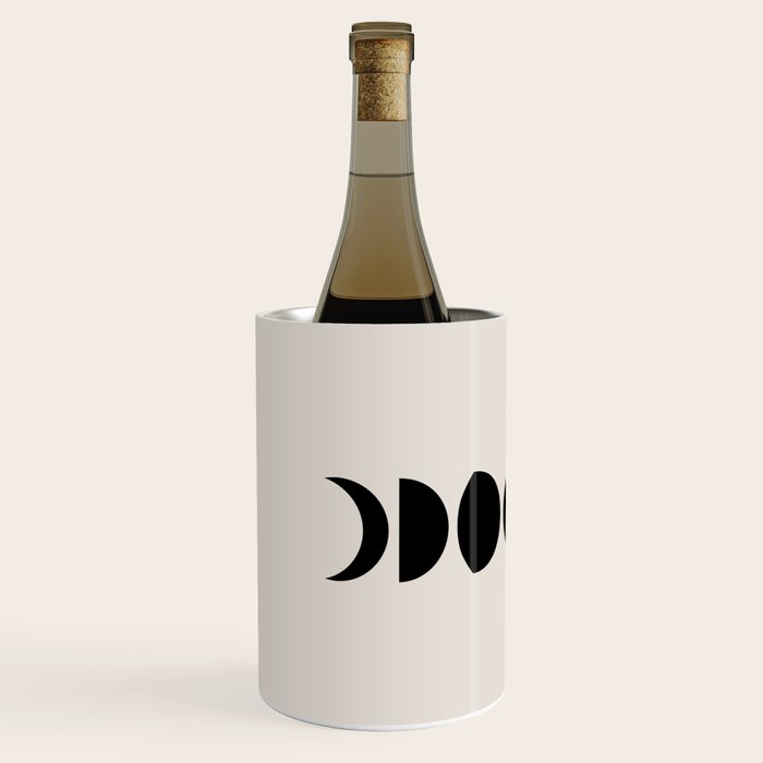 Minimal Moon Phases III Wine Chiller Gallery Image 2