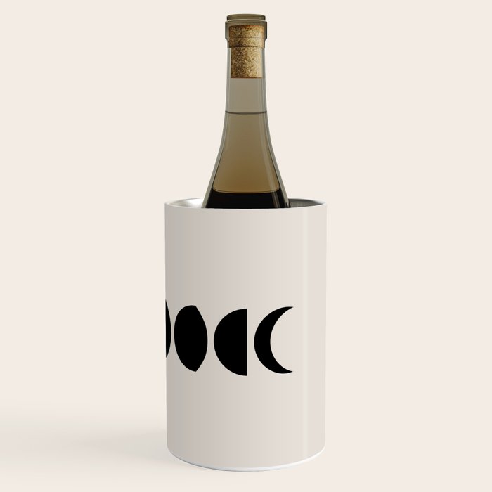 Minimal Moon Phases III Wine Chiller Gallery Image 3