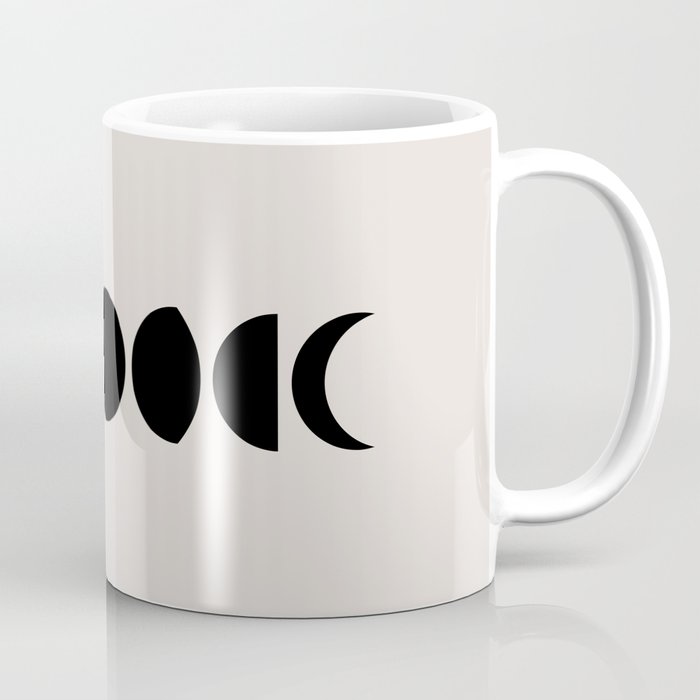 Minimal Moon Phases III Coffee Mug Gallery Image 1