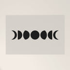 Minimal Moon Phases III Welcome Mat Gallery Image 1