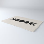 Minimal Moon Phases III Rug Gallery Image 3